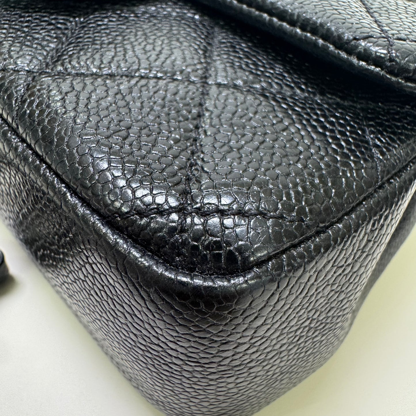 Pre-owned Certified Chanel Incognito Mini Square So Black Caviar Leather, 2020, w/ Full Set - Chanel card, box, dust bag