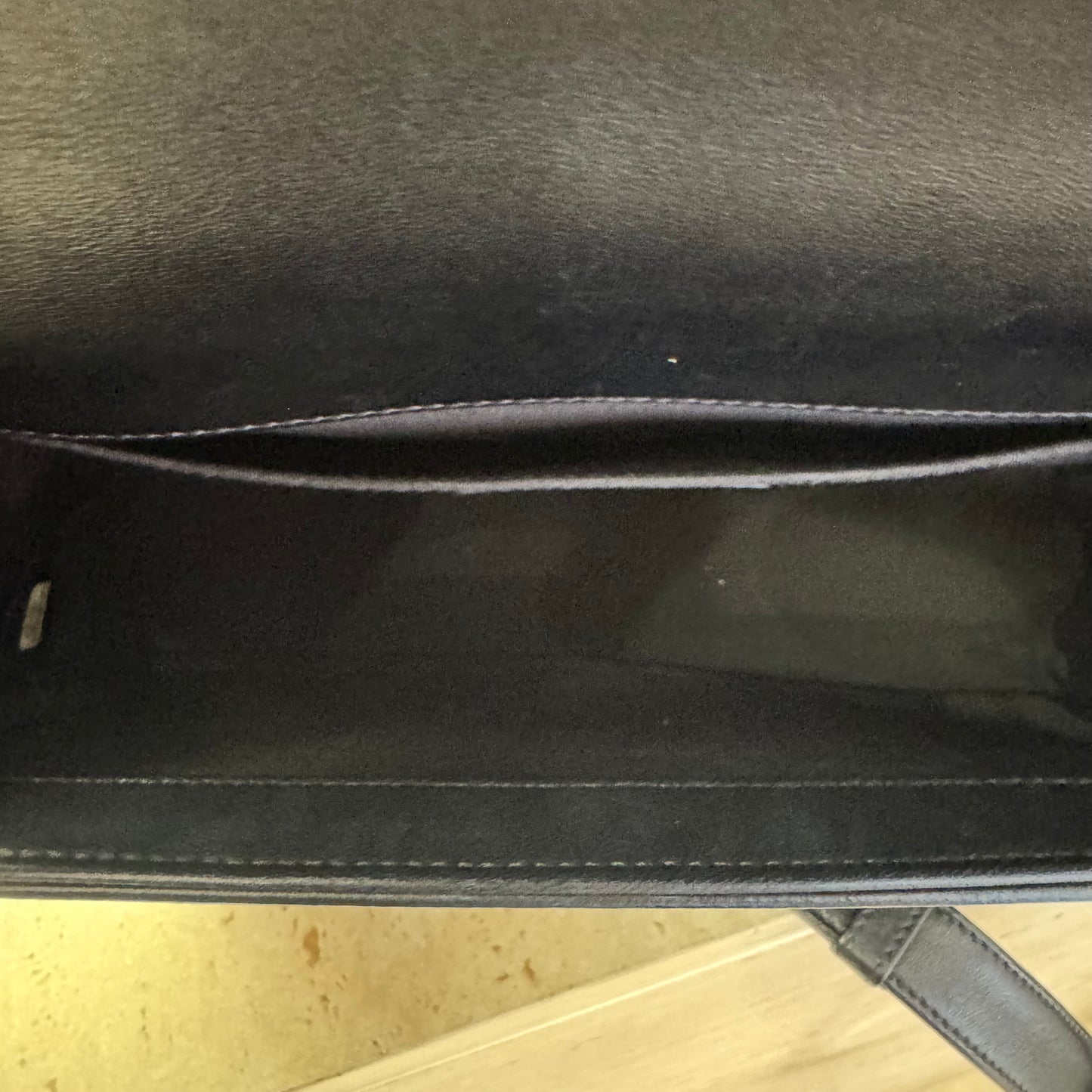 Pre-owned Certified Chanel Medium Boy Bag Black Calfskin Dark Silver Hw, 2016, w/ box, dust bag