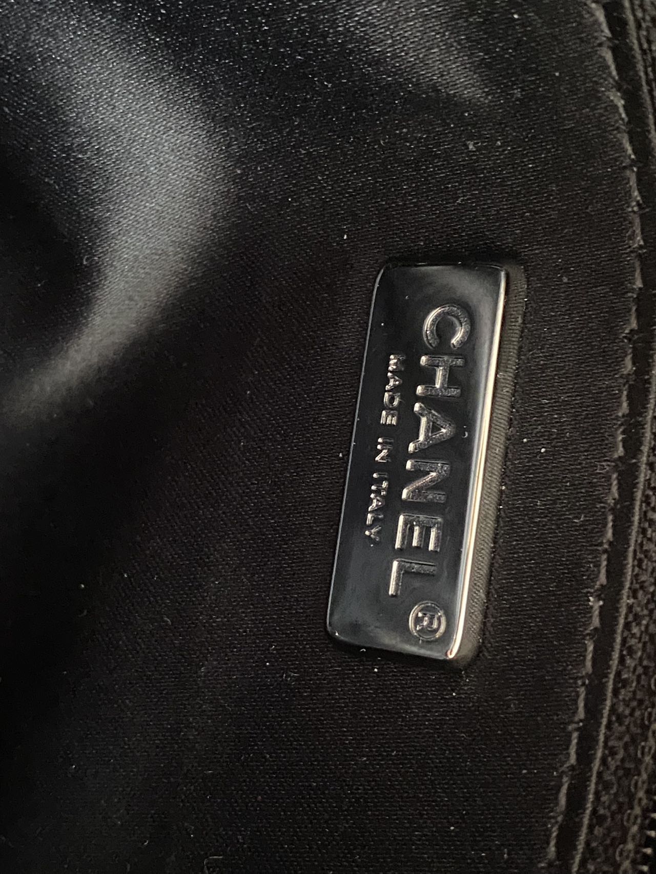 Pre-owned Certified Chanel Mini Classic Flap CF Rectangle with Sequins with Black Shiny Hardware, 2020-2021, w/ Full Set