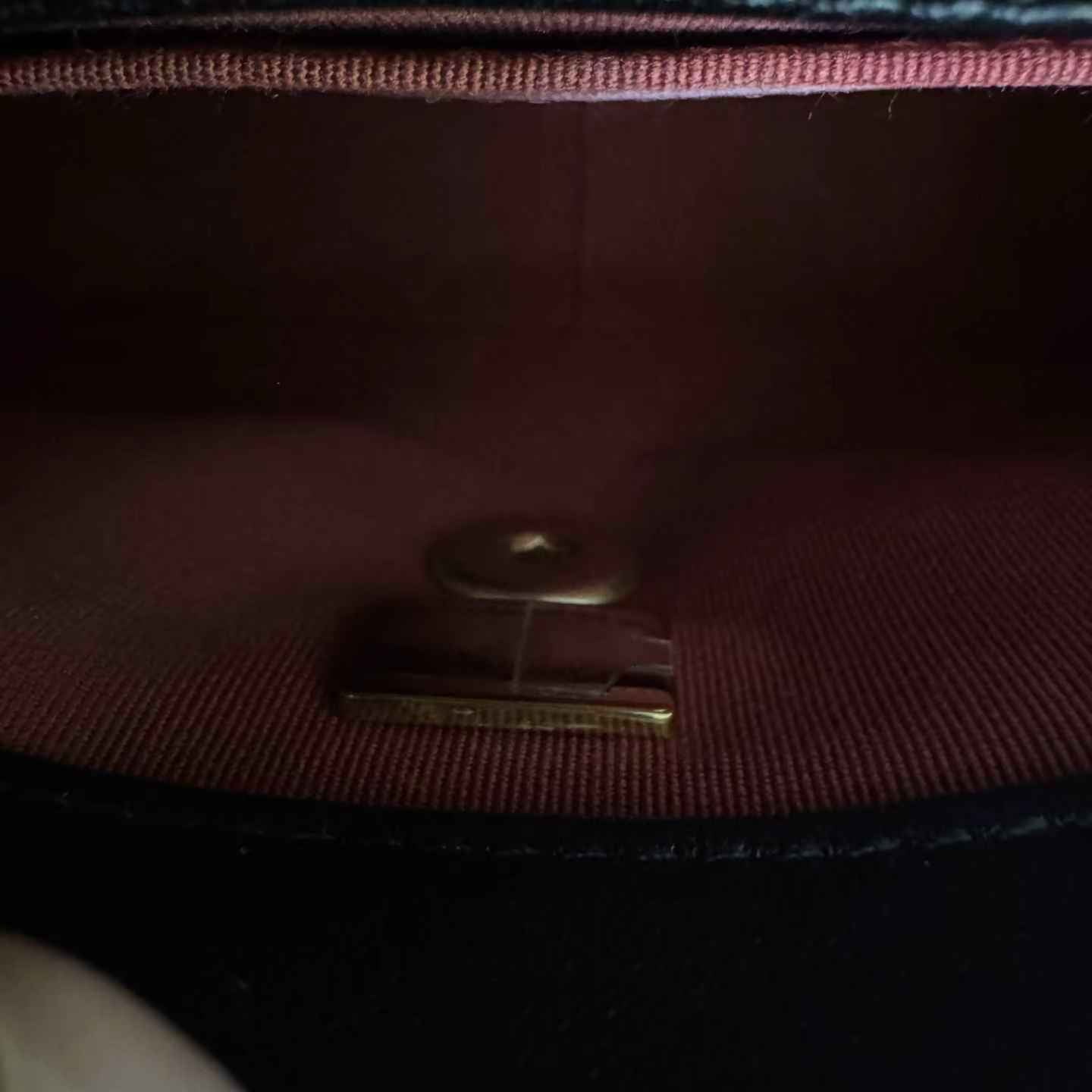 Pre-owned Certified Chanel Side Note Flap Bag Black Lambskin Golden Hardware, 2023 Microchipped, w/ Full Set