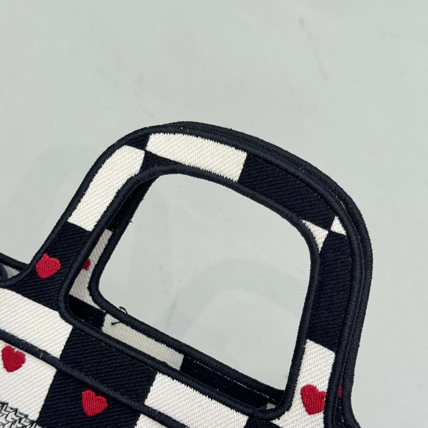 Pre-owned Certified Dior Mini Booktote Limited Valentine’s Day Edition, 2021, w/ dust bag