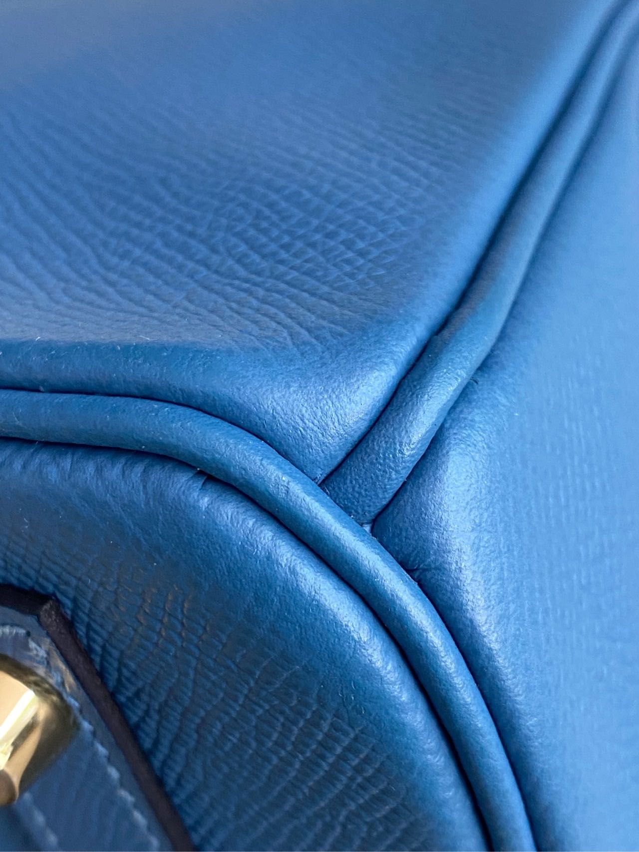 Pre-owned Certified Hermes Birkin 30 Blue Brighton 7e Epsom Leather with Golden Hardware, 2019 (D), with dust bag, lock&key