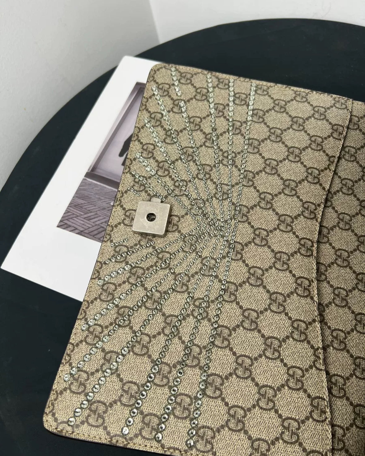 Pre-owned Certified Gucci Large Dionysus Limited Edition Angry Cat