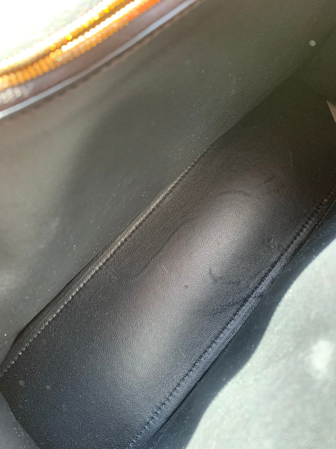 Pre-owned Certified Balenciaga Crush Chain Bag Medium Black Crushed Calfskin Golden Hardware, w/ dust bag