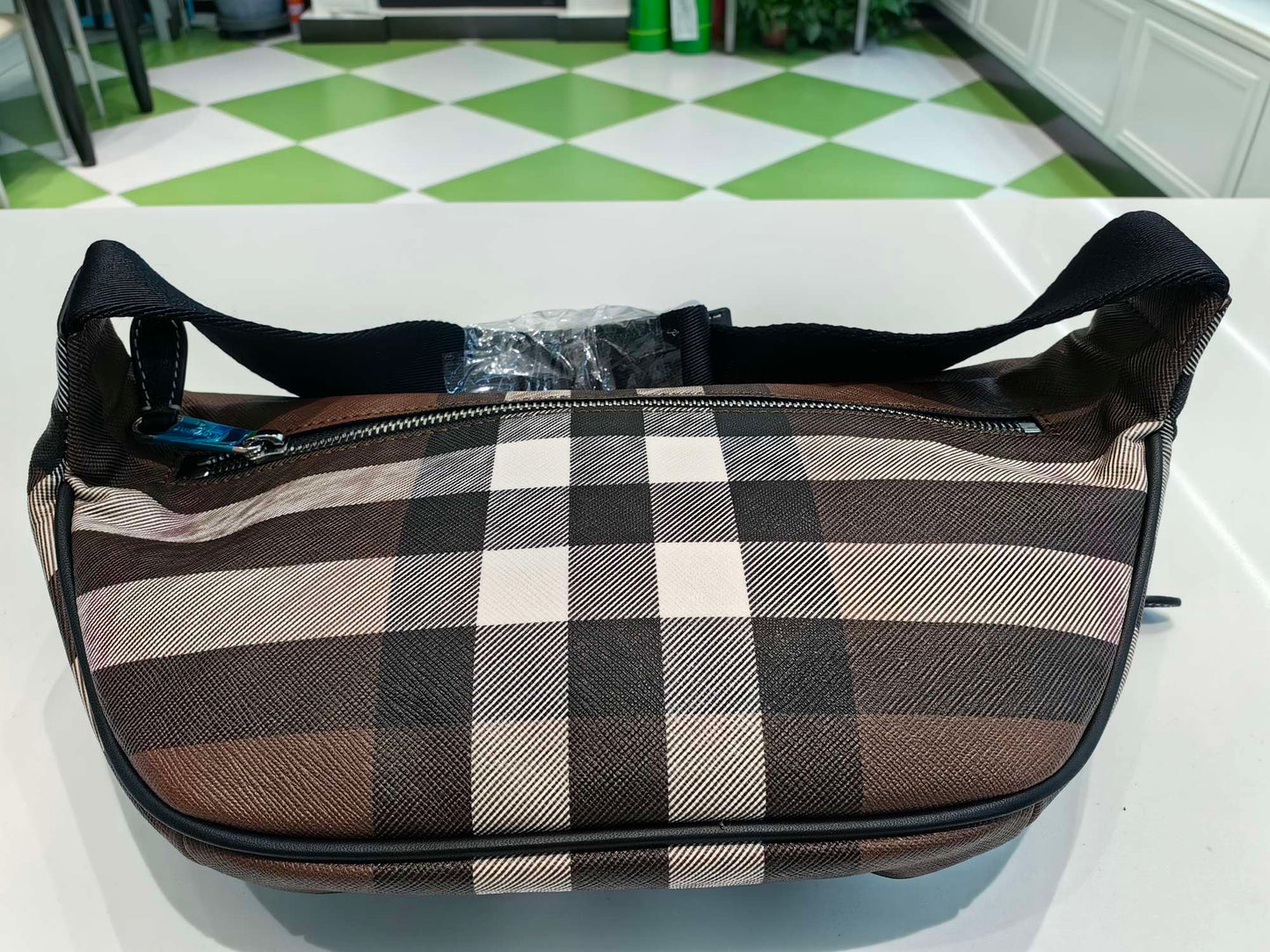 Pre-owned Brand New Burberry Cason Funny Pack Bumbag Brown Tartan Checkers