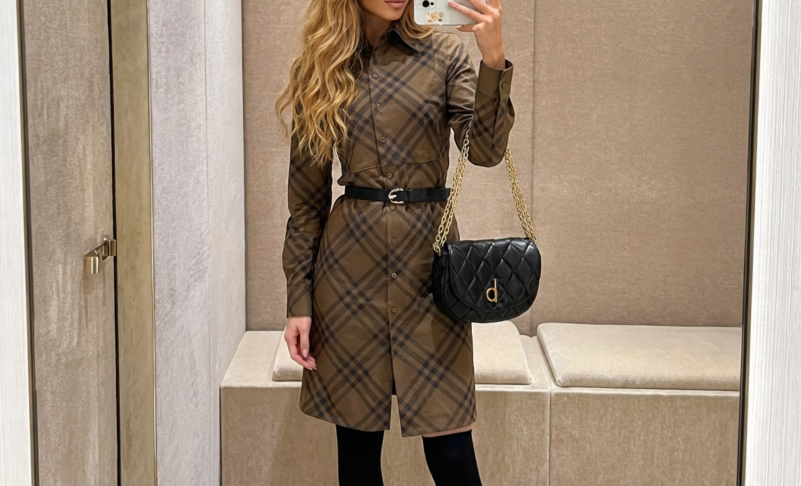 Pre-owned Certified Burberry Rocking Horse in Black Diamond Quilted Lambskin with Golden Hardware, w/ Burberry dust bag