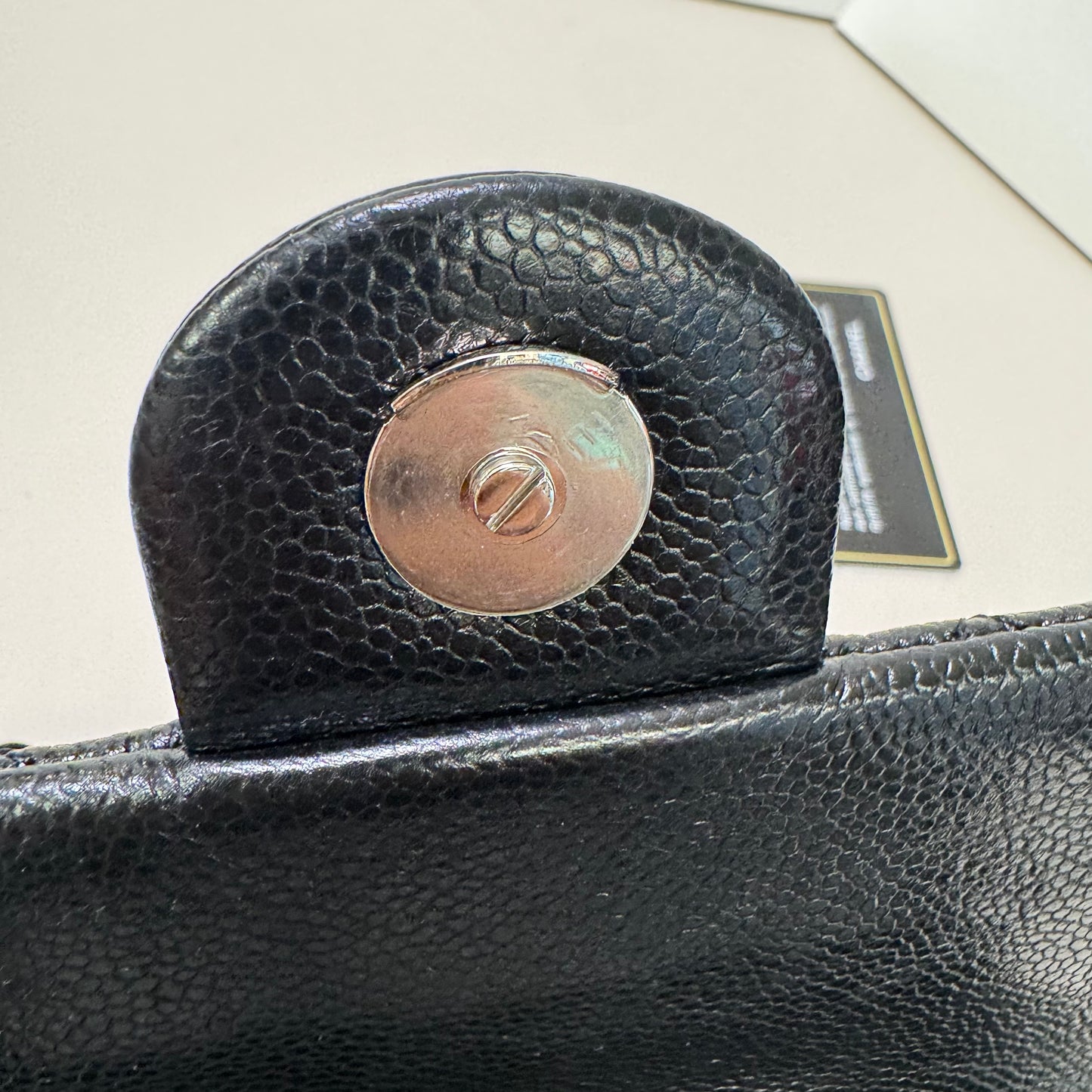 Pre-owned Certified Chanel Incognito Mini Square So Black Caviar Leather, 2020, w/ Full Set - Chanel card, box, dust bag