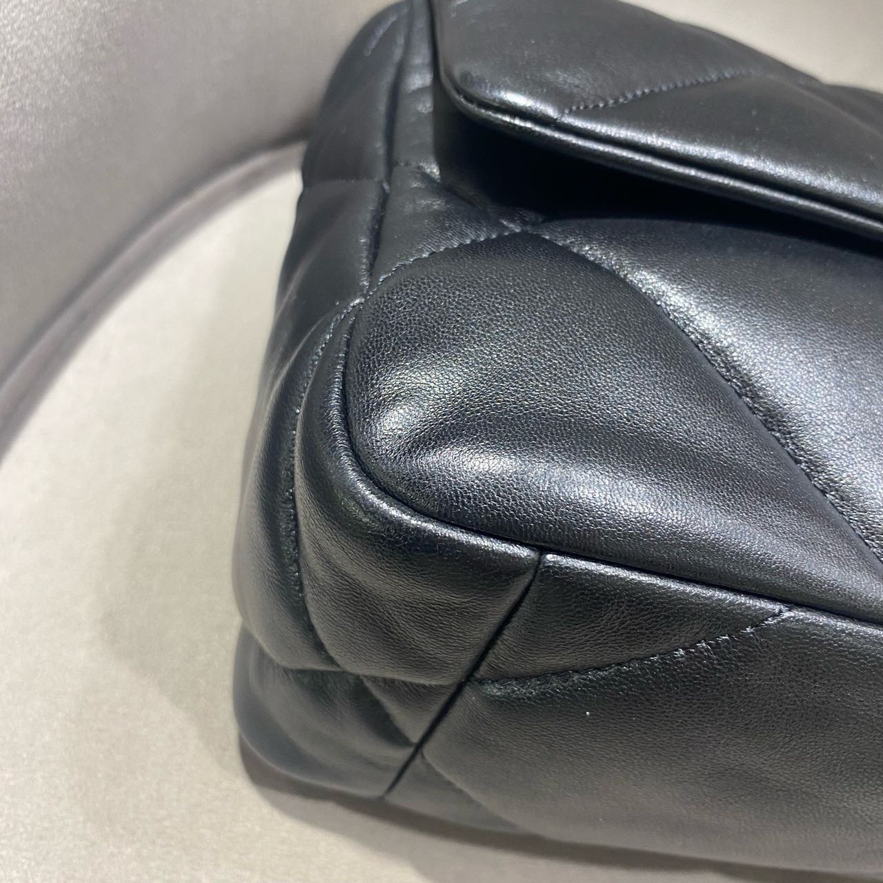 Pre-owned Certified Chanel 19Bag Small in Black Lambskin with Golden Hardware, 2021 Microchipped, w/ full set
