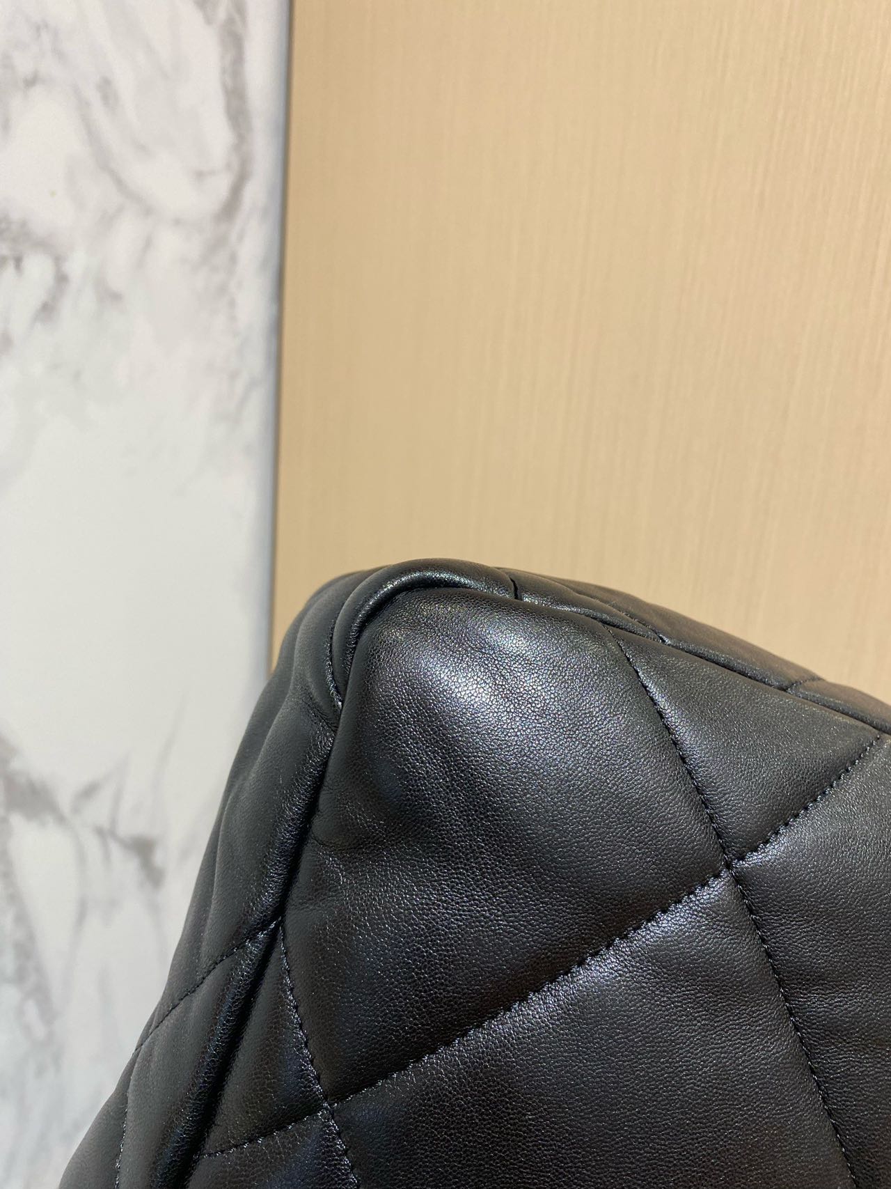 Pre-owned Certified Chanel 19 Bag Small in Black Lambskin with Golden Hardware, 2021-2022,w/ full set