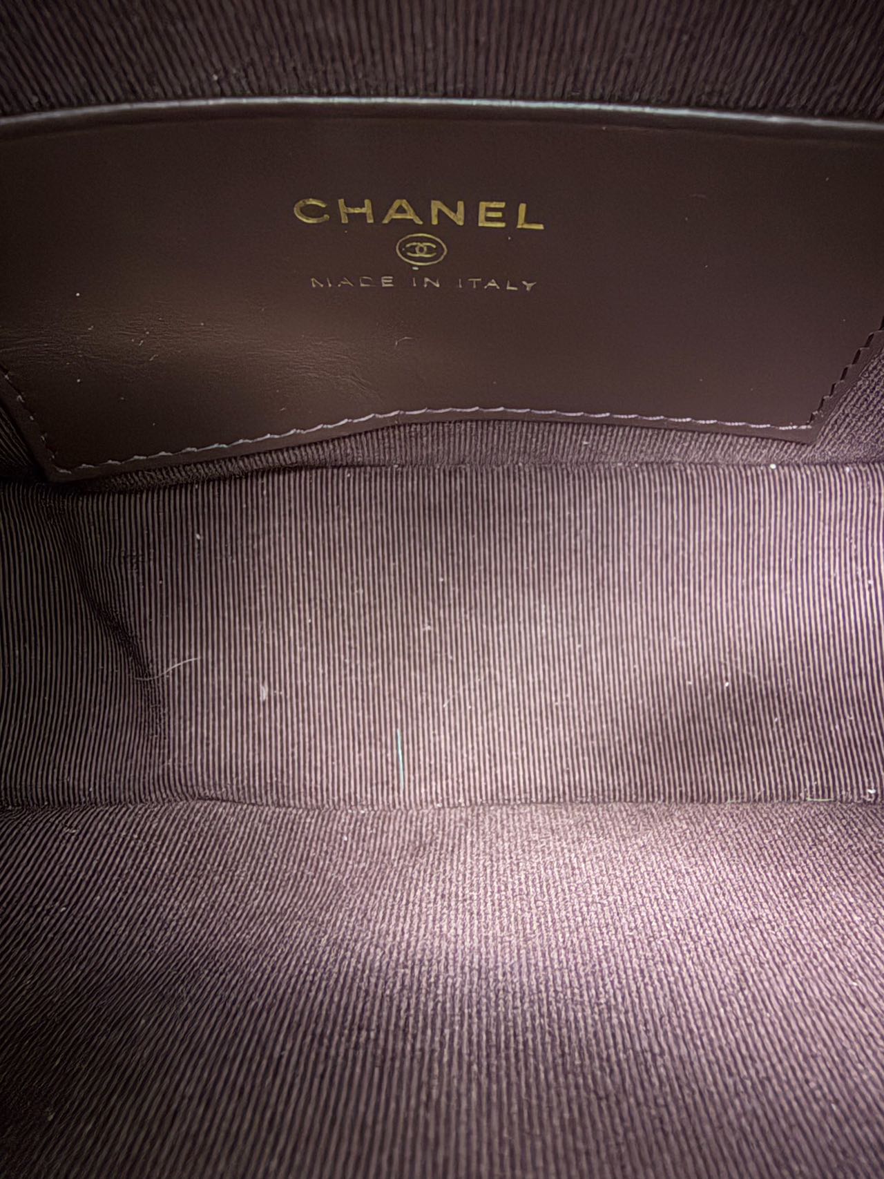 Pre-owned Certified Chanel Hobo Clutch with Chain in Black Caviar Leather with Golden Hardware, 2025 Microchipped, w/ full set