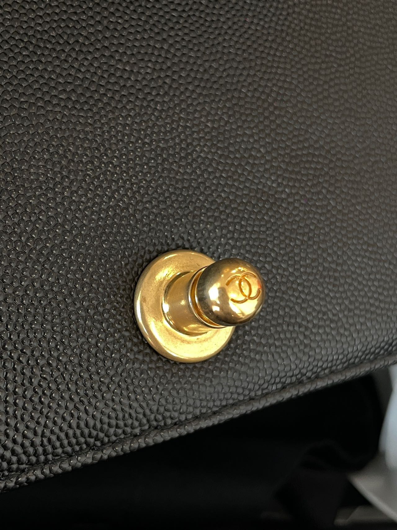 Pre-owned Certified Chanel Small Boy Bag in Black Caviar Leather with Golden Hardware, 2021 Microchipped,  w/ full set