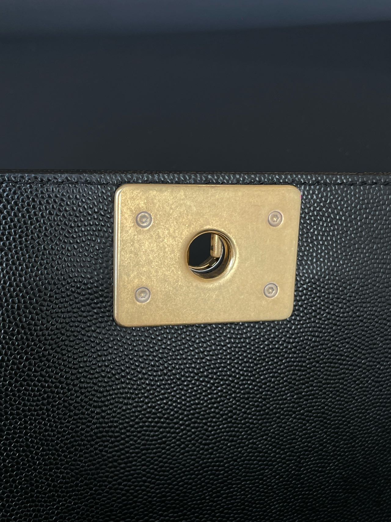 Pre-owned Certified Chanel Small Boy Bag in Black Caviar Leather with Golden Hardware, 2021 Microchipped,  w/ full set