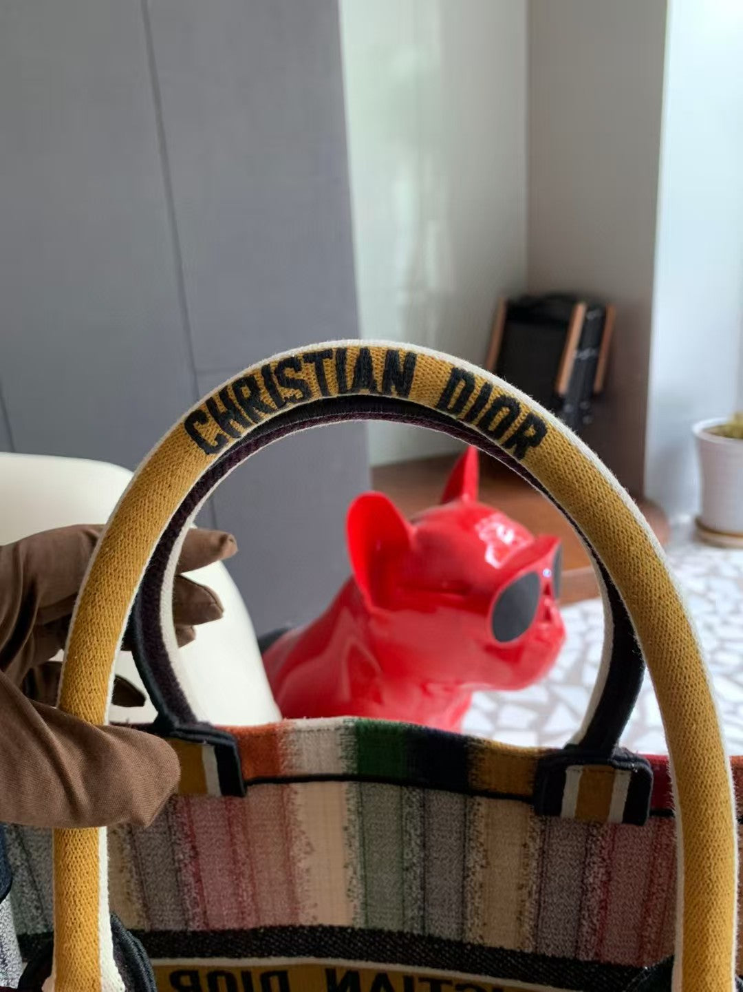Pre-owned Certified Dior Book Tote Limited Seasonal Edition Multicolor, 2020, w/ dust bag