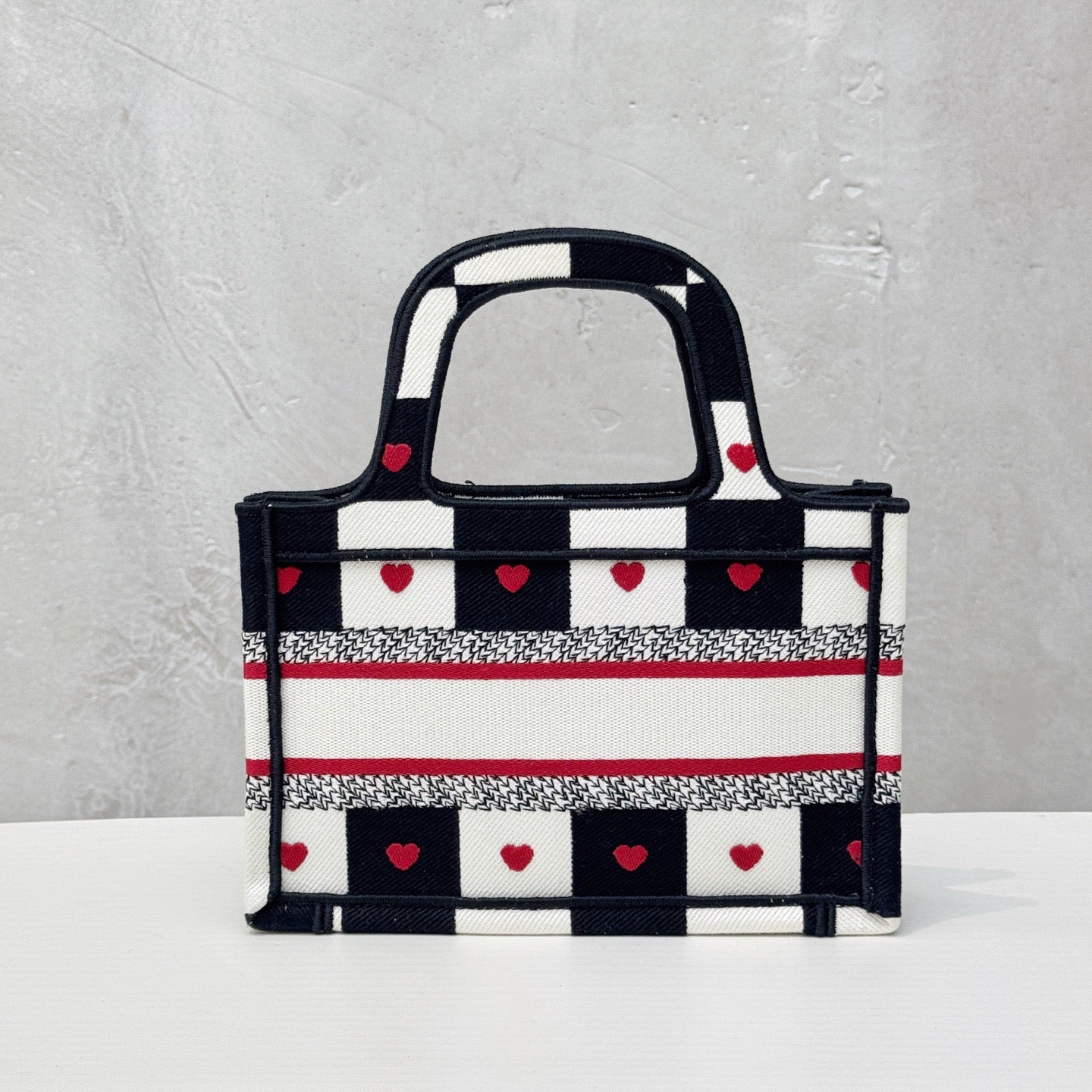 Pre-owned Certified Dior Mini Booktote Limited Valentine’s Day Edition, 2021, w/ dust bag