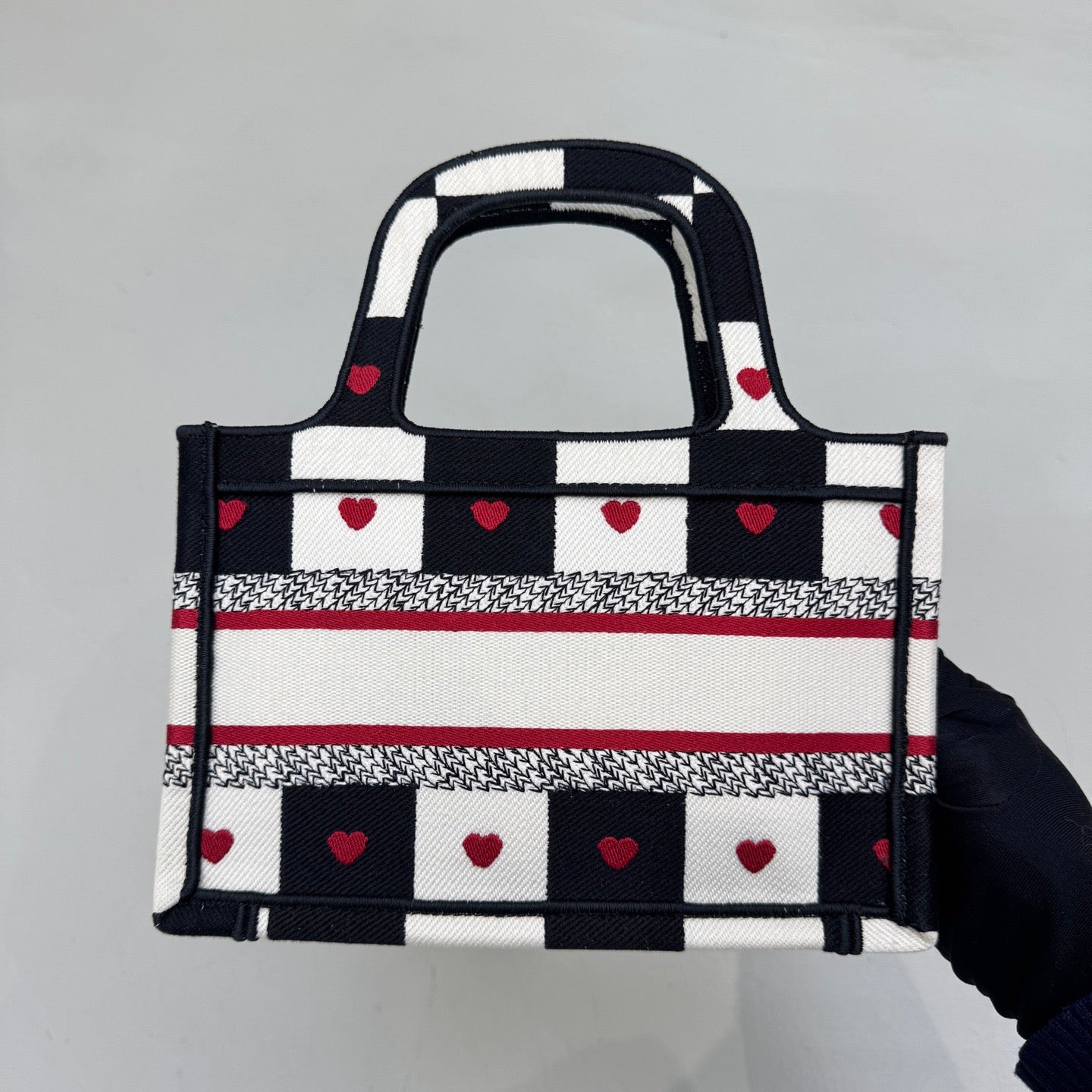Pre-owned Certified Dior Mini Booktote Limited Valentine’s Day Edition, 2021, w/ dust bag