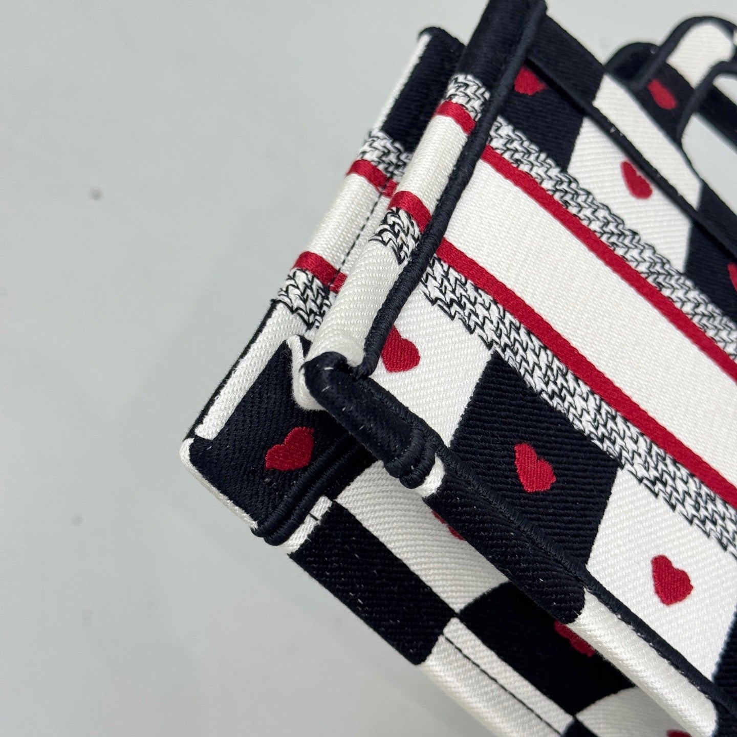 Pre-owned Certified Dior Mini Booktote Limited Valentine’s Day Edition, 2021, w/ dust bag