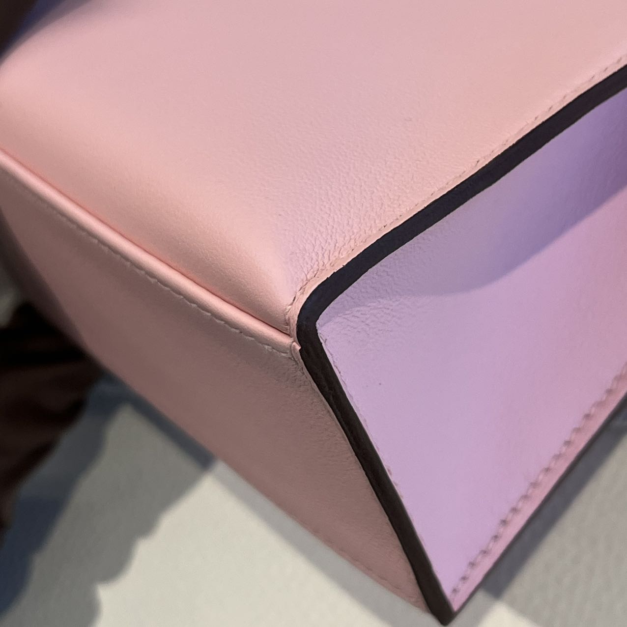 Pre-owned Certified Hermes Mini Kelly Pochette in Sakura Pink Swift Leather with Silver Hardware, 2025, w/ Full Set
