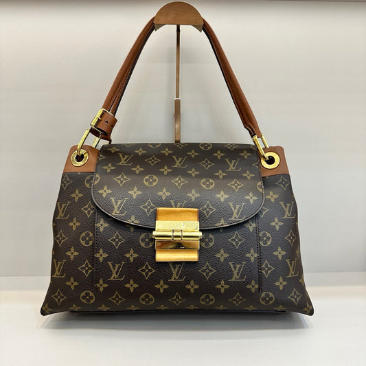 Pre-owned LV Olympe Monogram with Brown Accents