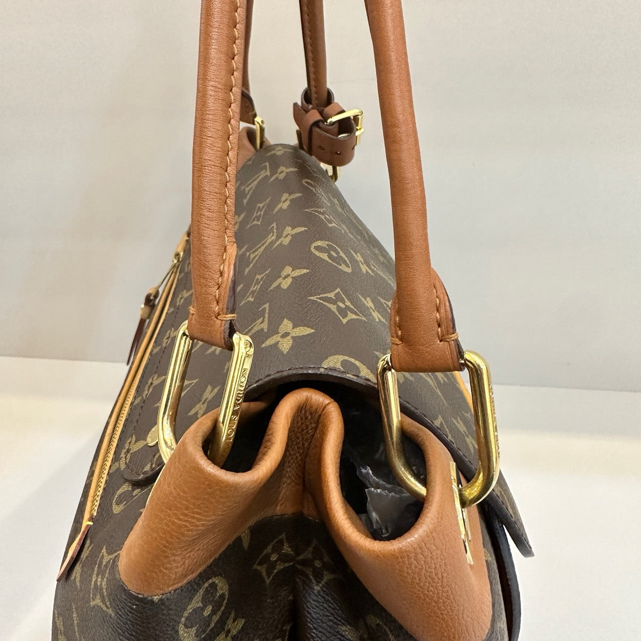 Pre-owned LV Olympe Monogram with Brown Accents