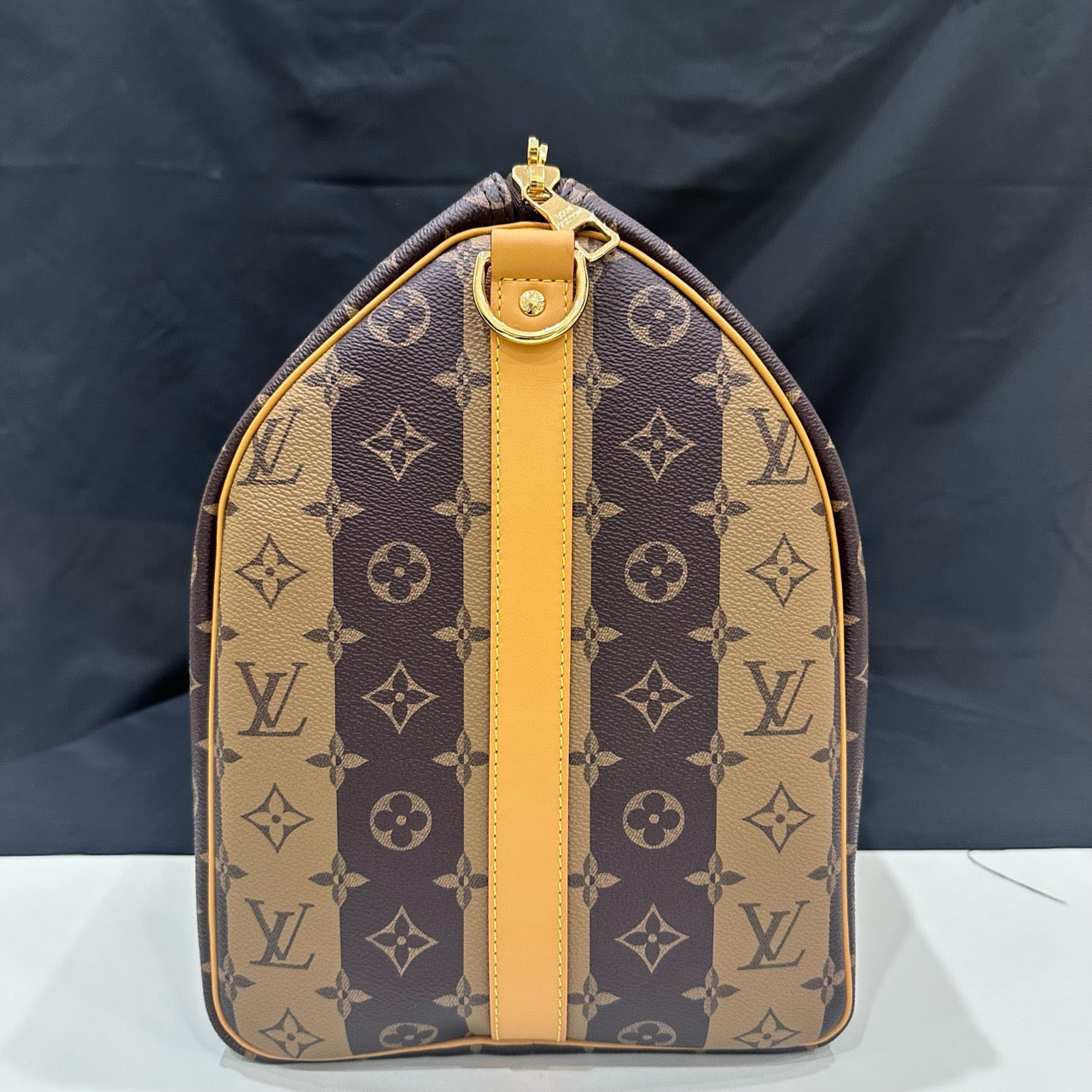 New Gems | Pre-owned Limited Edition LV Louis Vuitton x Nigo Keepall Bandoulière 50 Reverse Monogram