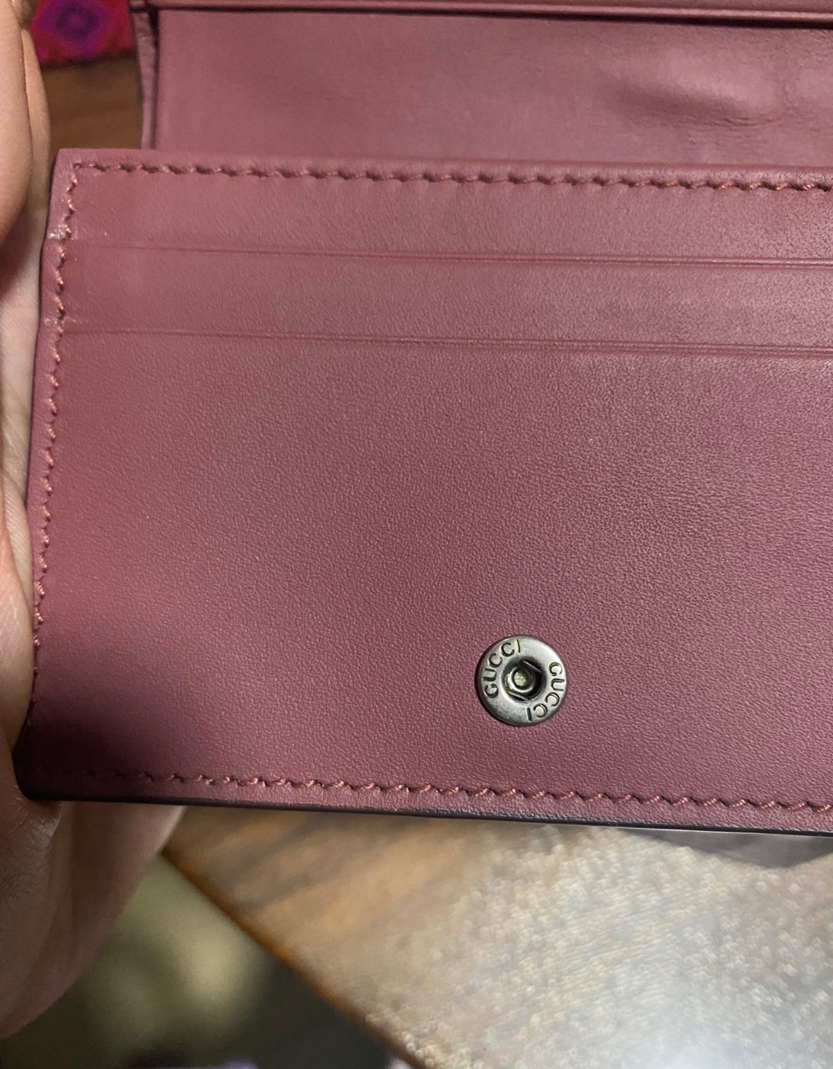 Pre-owned Gucci GG Blooms Small Wallet