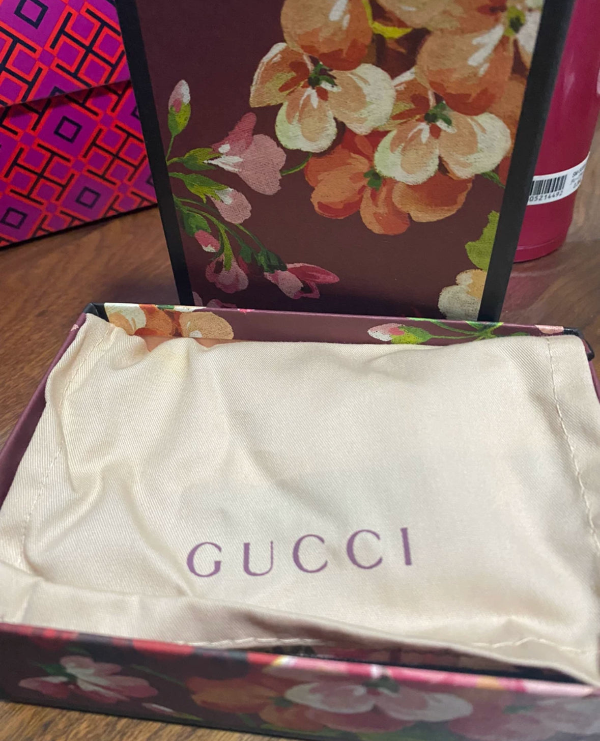 Pre-owned Gucci GG Blooms Small Wallet