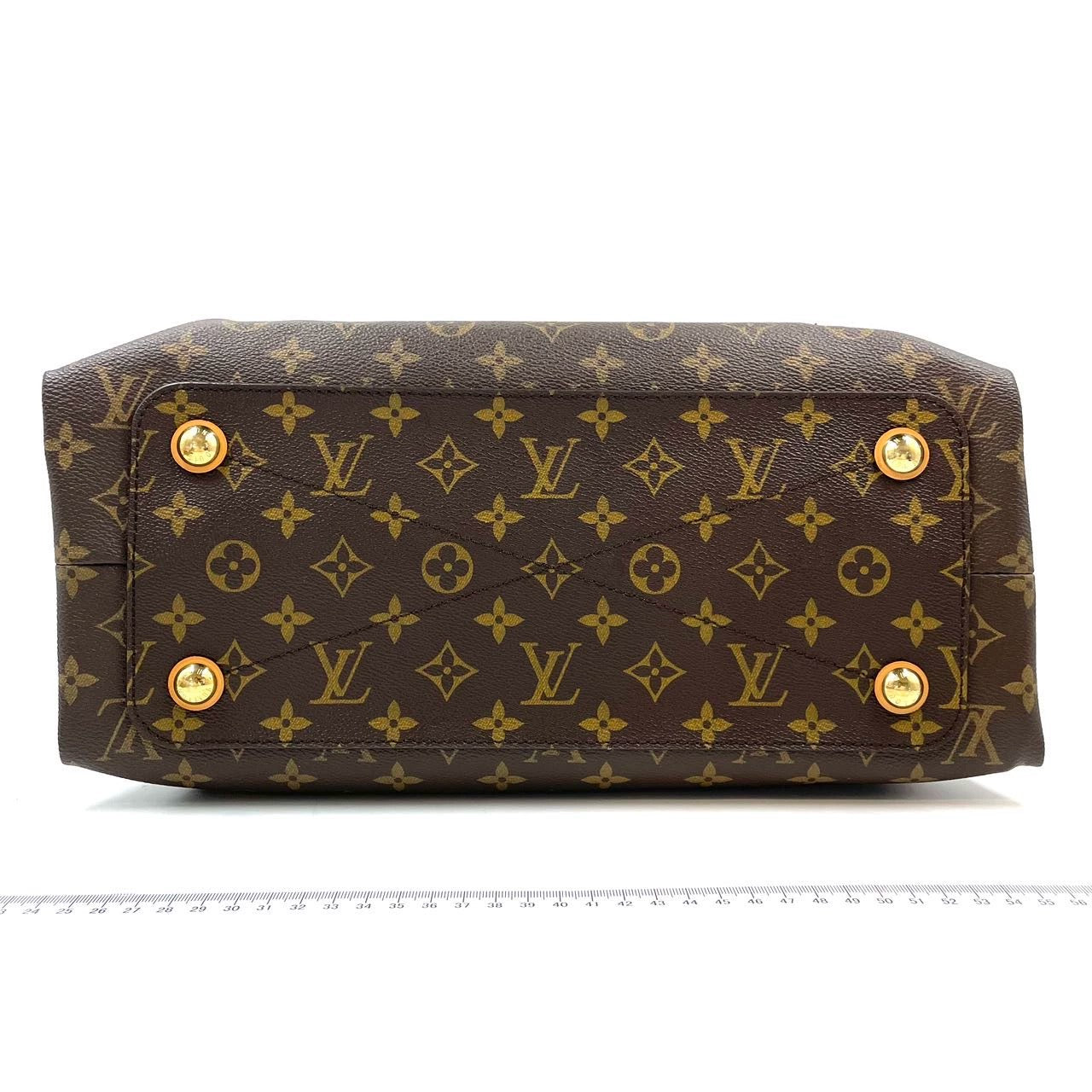 Pre-owned LV Olympe Monogram with Brown Accents, set with a long monogram strap