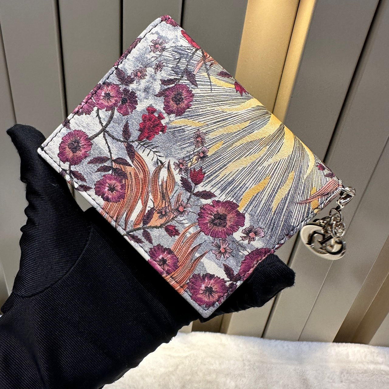 Pre-owned Dior Small Wallet, Phoenix Print, 2019, Like New