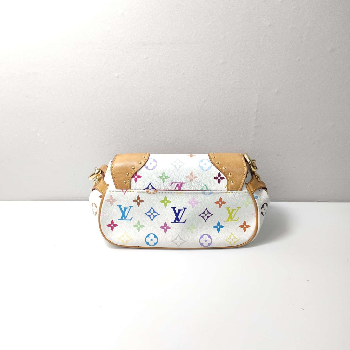 New Gems | Pre-owned LV Louis Vuitton Beverly MM White Multicolore Murakami