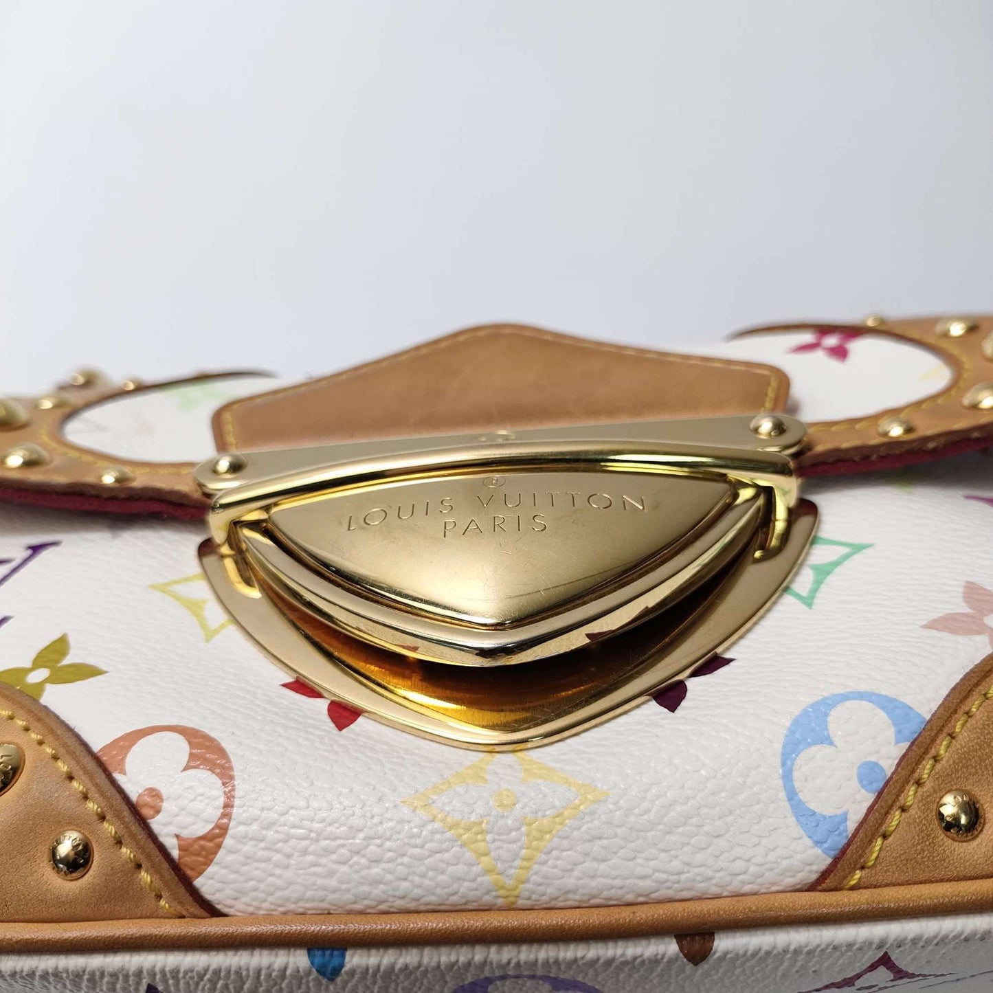 New Gems | Pre-owned LV Louis Vuitton Beverly MM White Multicolore Murakami