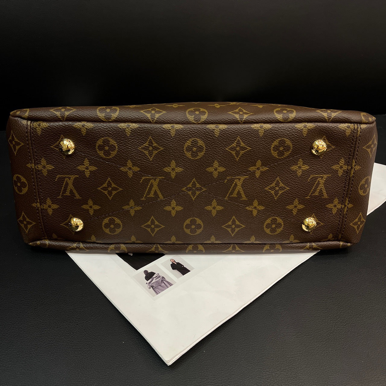 New Gems | Pre-owned LV Louis Vuitton Pallas Tote Monogram with Pink A+ condition with dust bag