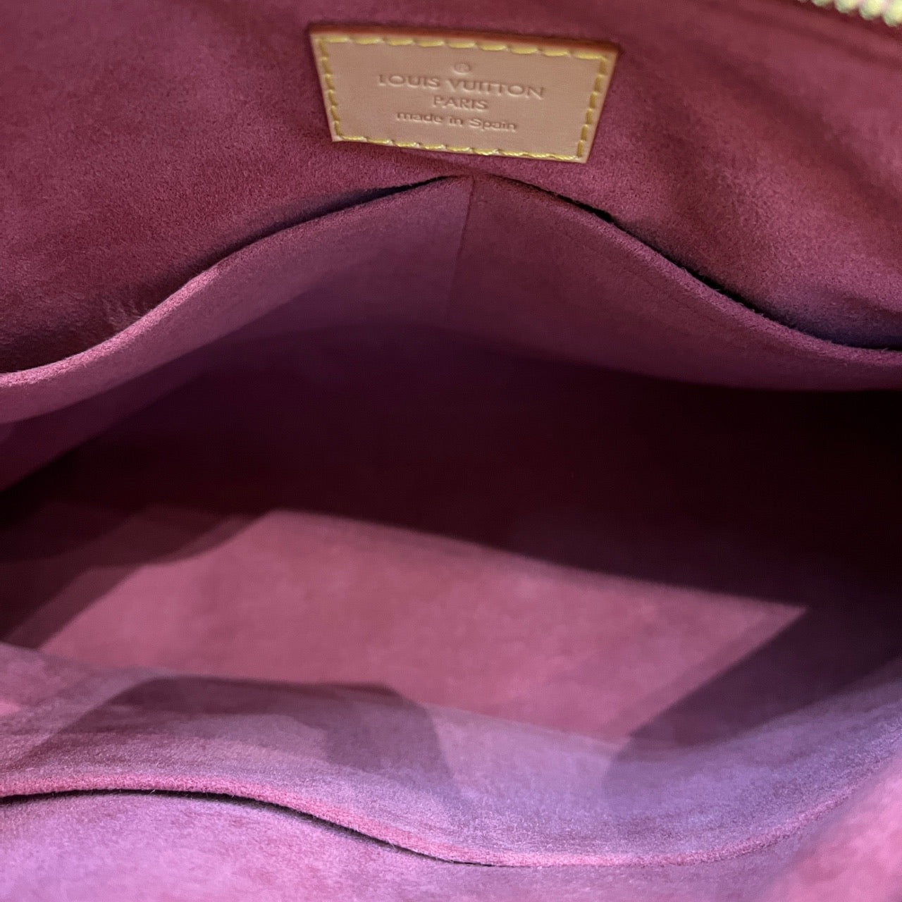 New Gems | Pre-owned LV Louis Vuitton Pallas Tote Monogram with Pink A+ condition with dust bag