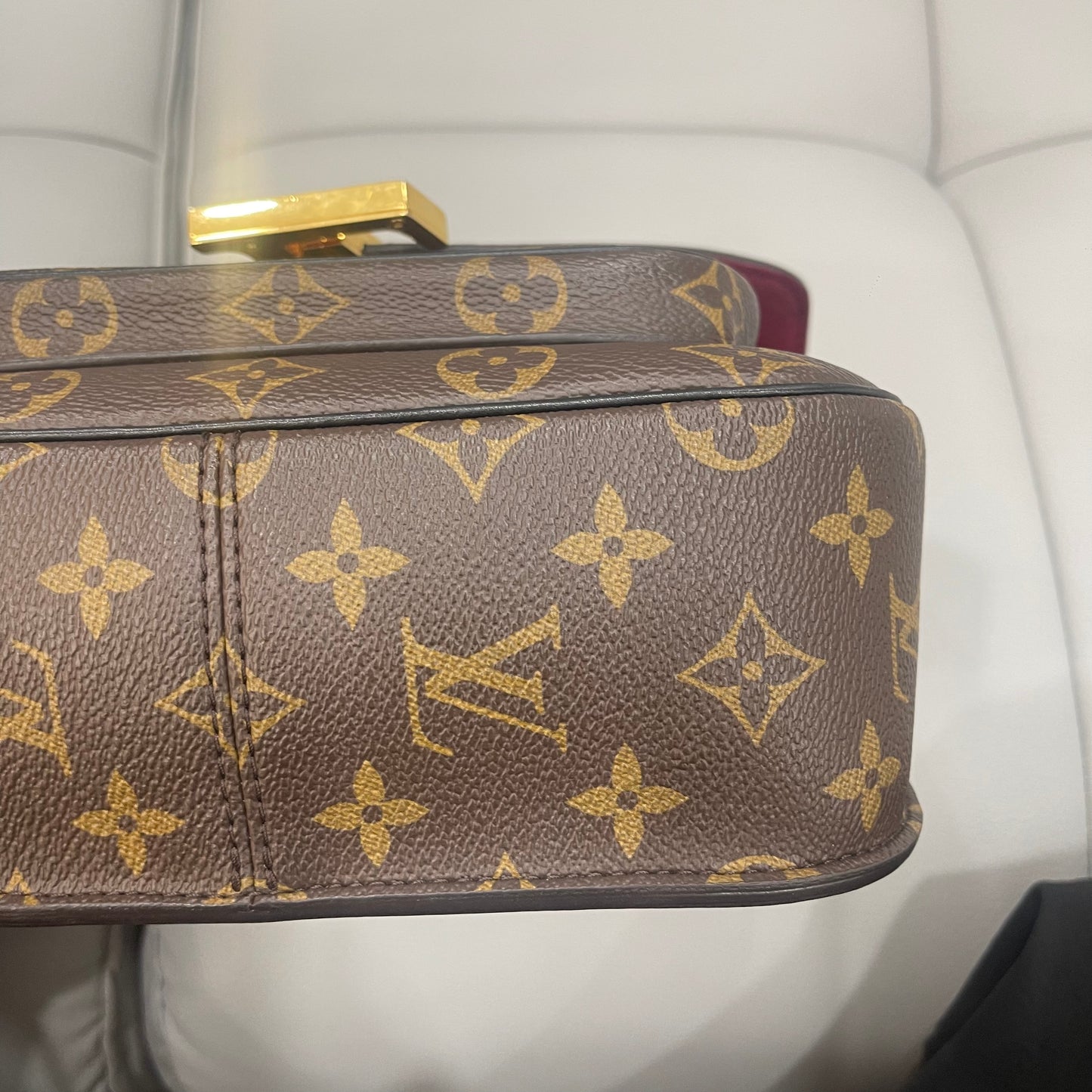 Pre-owned LV Passy Monogram A- condition