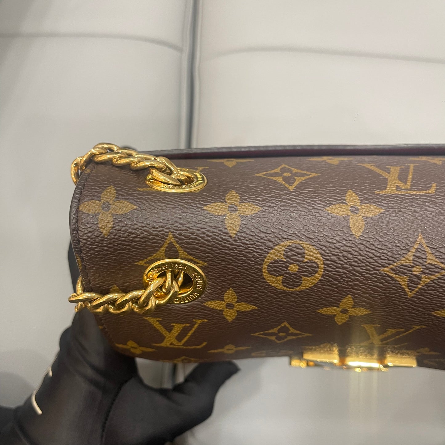 Pre-owned LV Passy Monogram A- condition