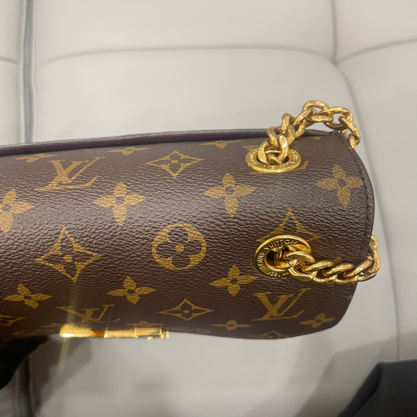 Pre-owned LV Passy Monogram A- condition