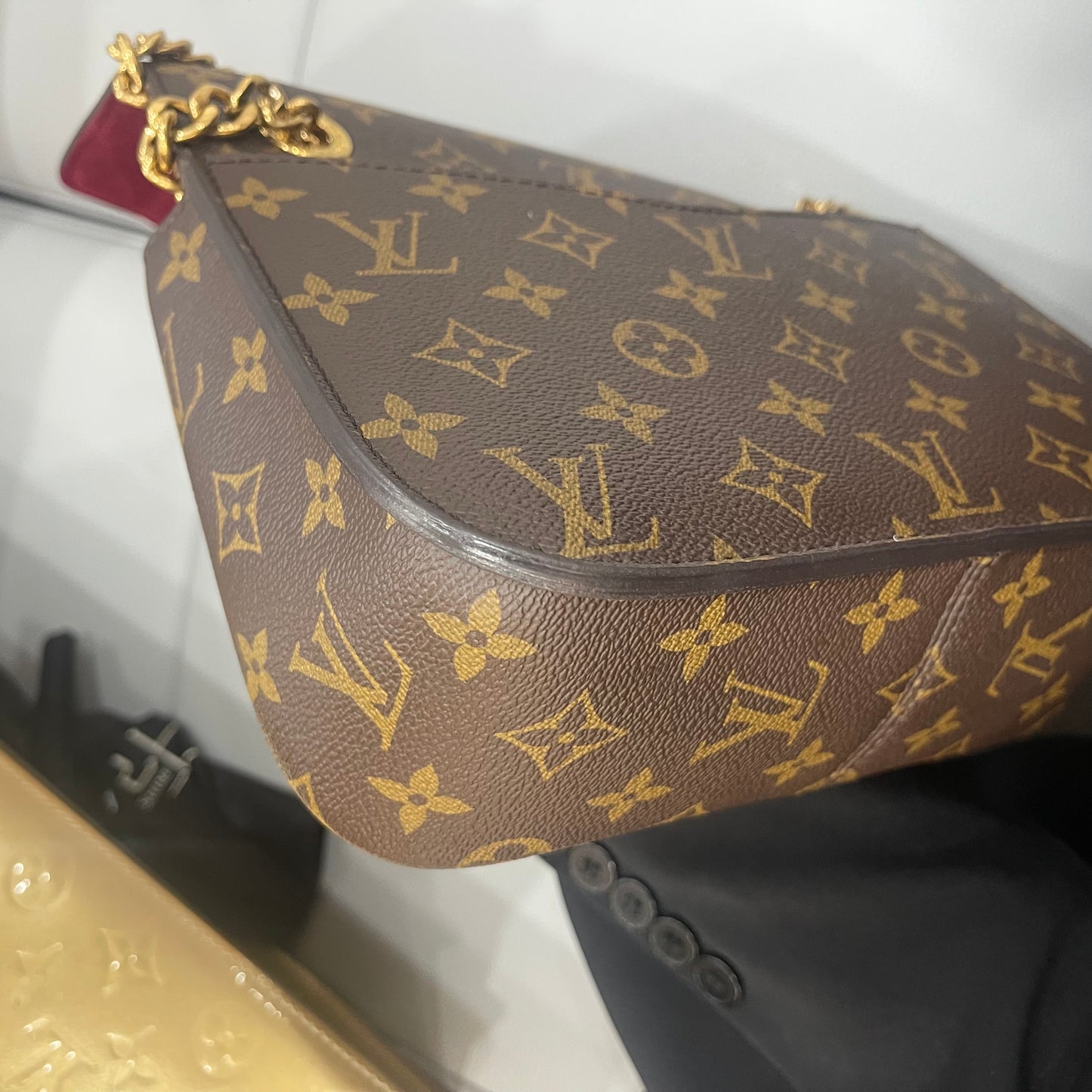 Pre-owned LV Passy Monogram A- condition