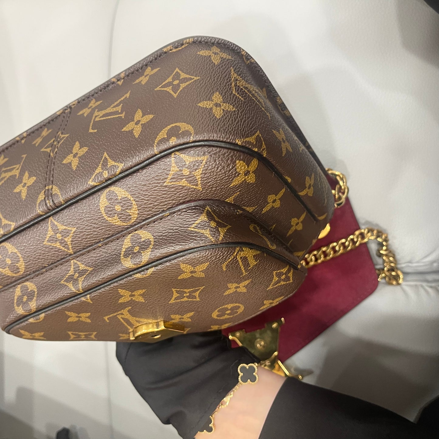 Pre-owned LV Passy Monogram A- condition