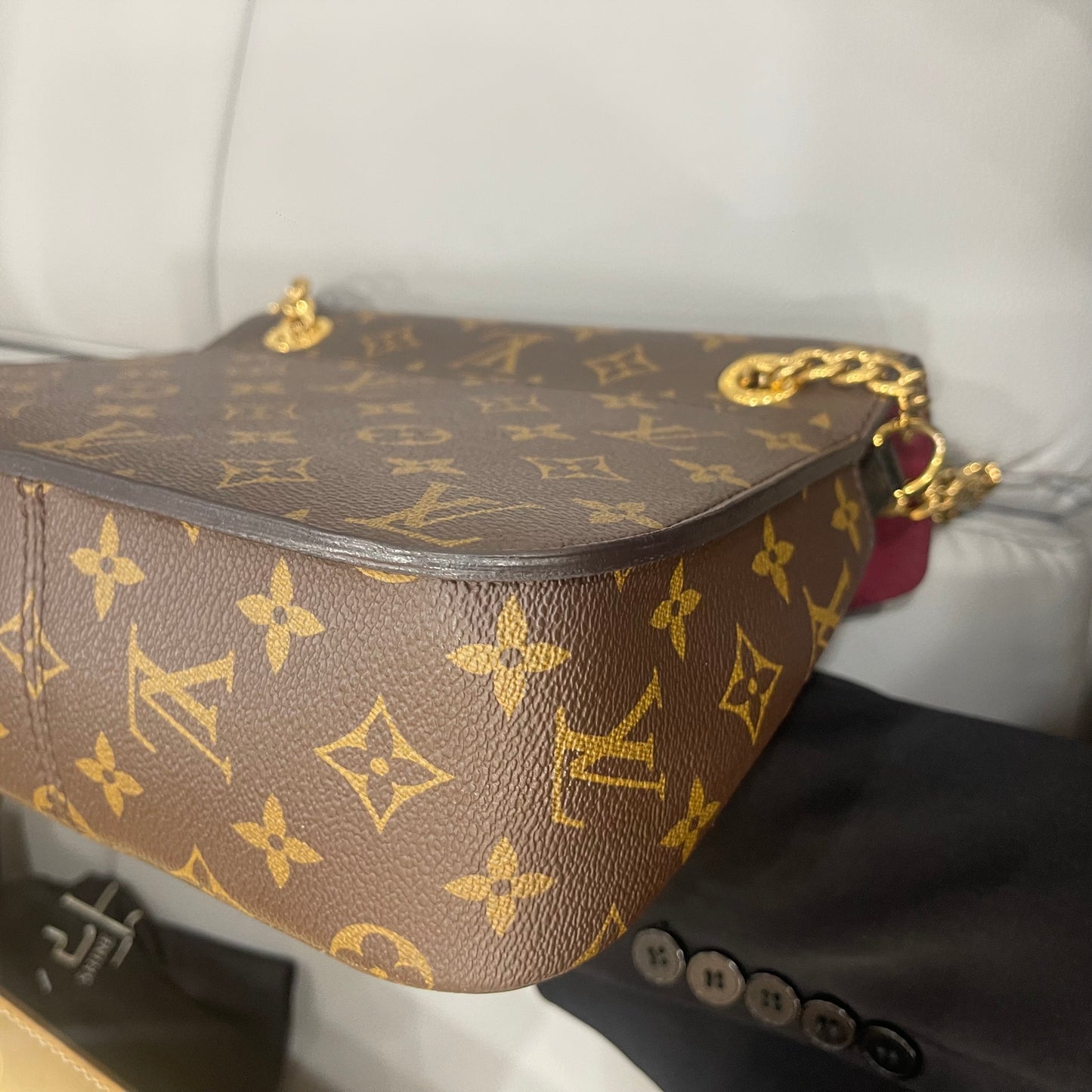 Pre-owned LV Passy Monogram A- condition