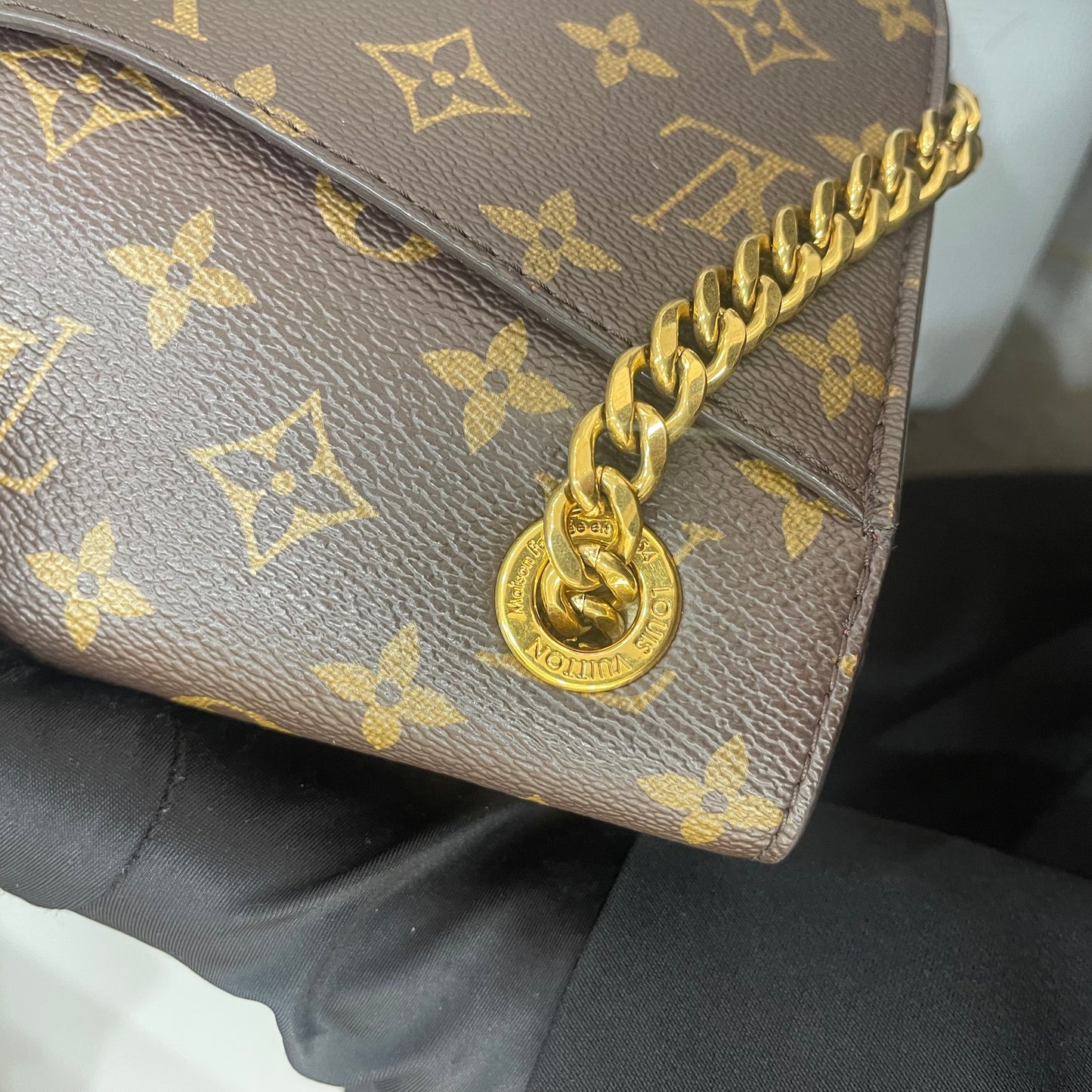 Pre-owned LV Passy Monogram A- condition