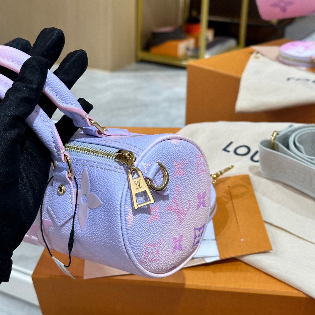 Подержанный LV Louis Vuitton Papillon BB Empreinte Sunshine Pastel Edition