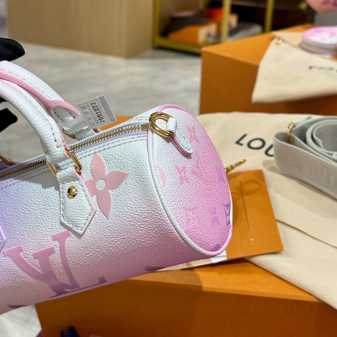 Подержанный LV Louis Vuitton Papillon BB Empreinte Sunshine Pastel Edition