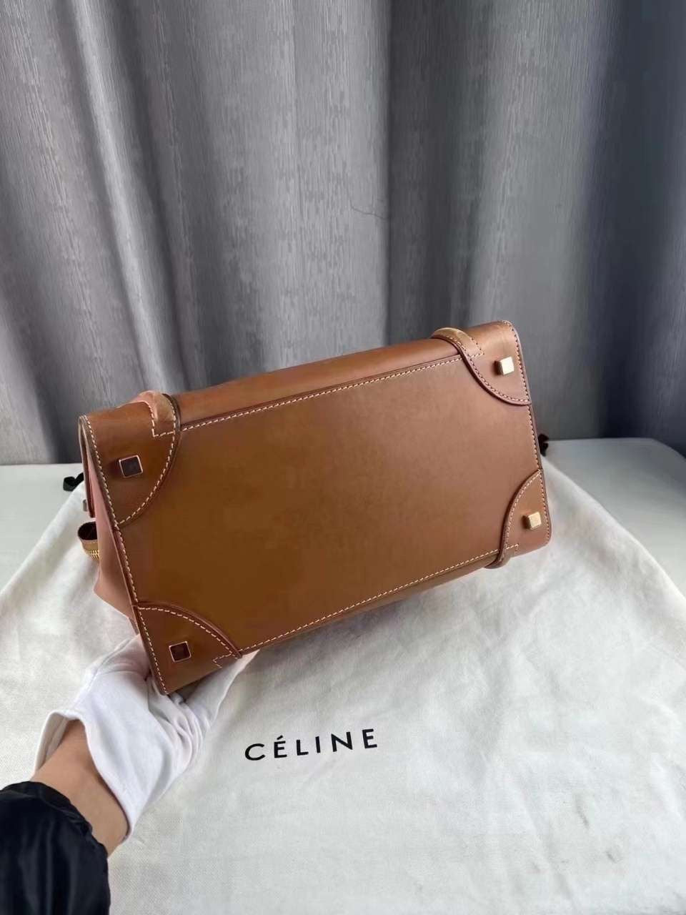 Pre-owned Celine Luggage Mini Brown