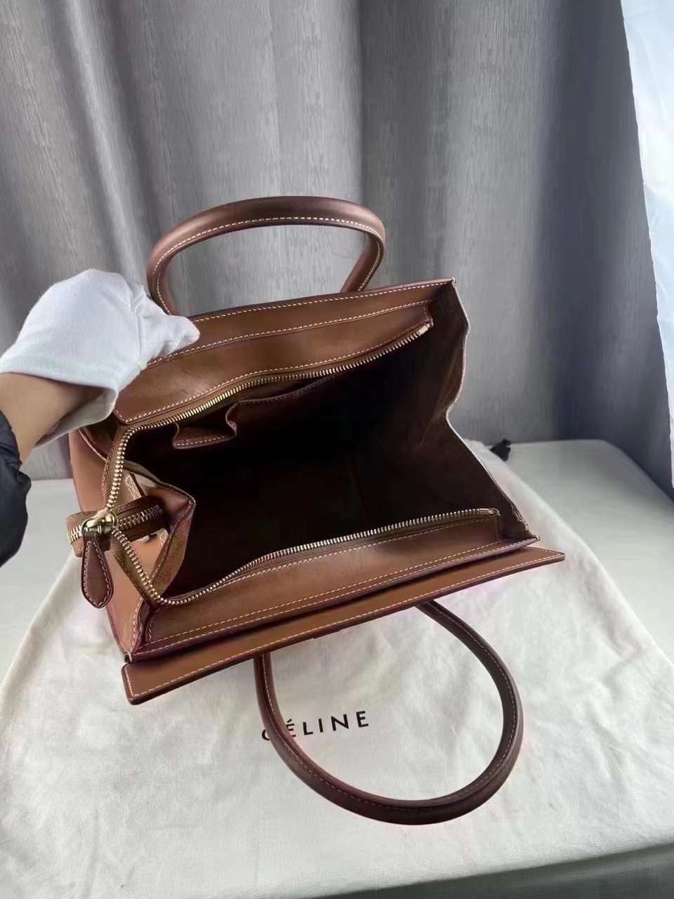 Pre-owned Celine Luggage Mini Brown