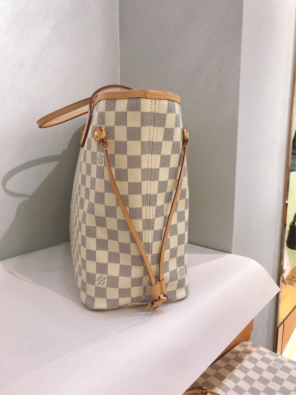 Подержанный LV Louis Vuitton Neverfull MM Damier Azure