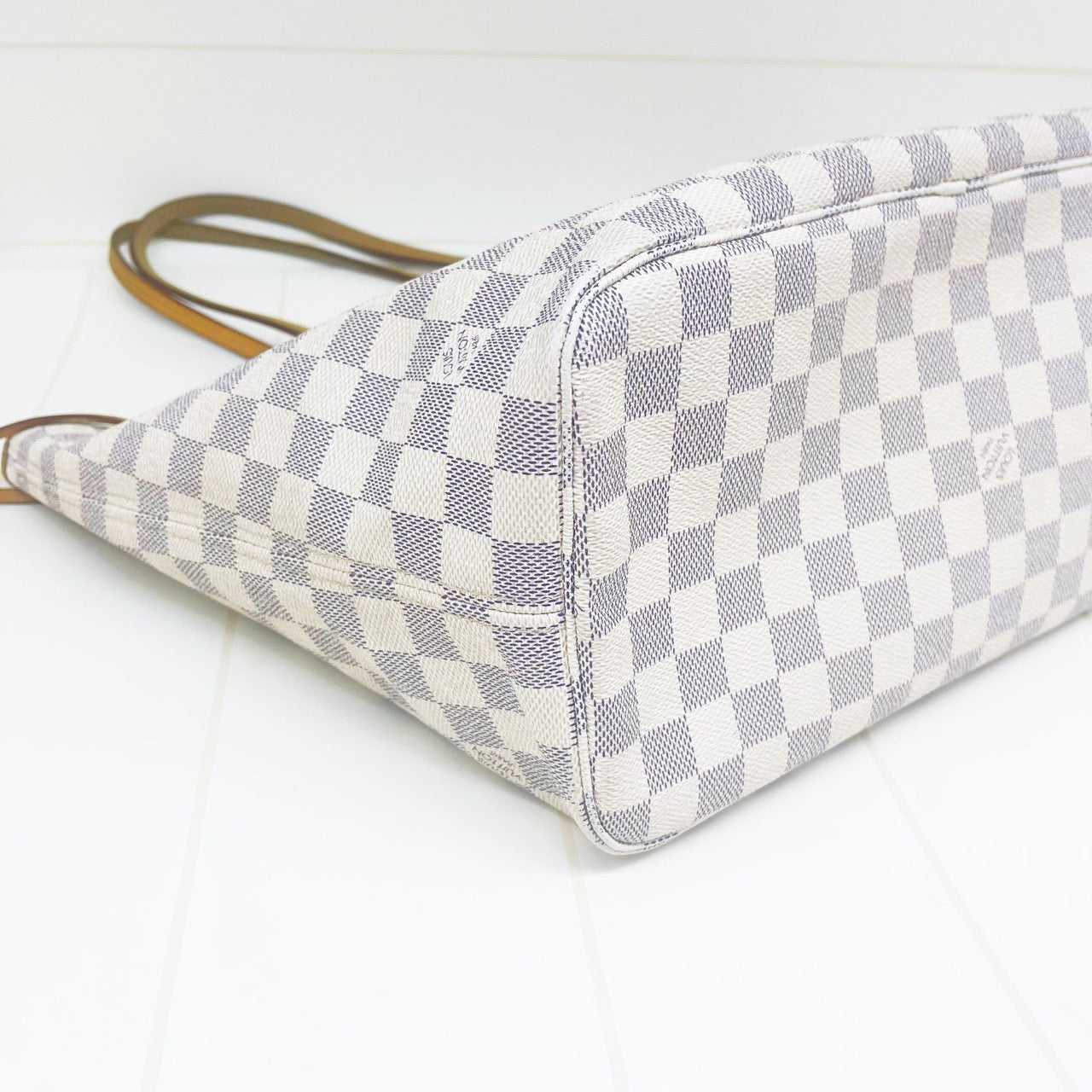 Подержанный LV Louis Vuitton Neverfull MM Damier Azure