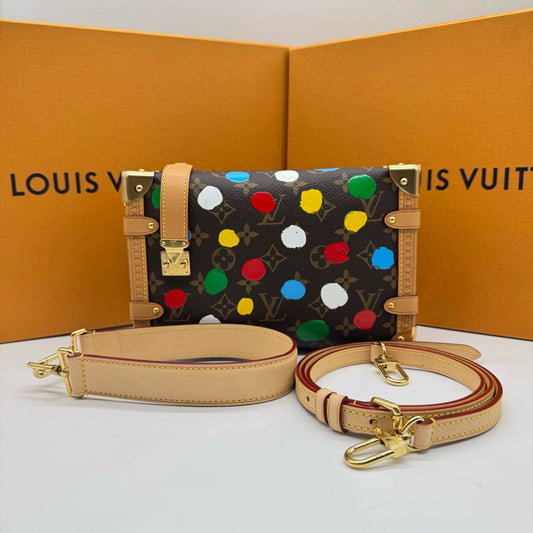 Pre-owned Certified LV Louis Vuitton x Yayoi Kusama in Monogram Coated Canvas with 3D  Dots Print, 2023, w/Dust Bag, Strap
