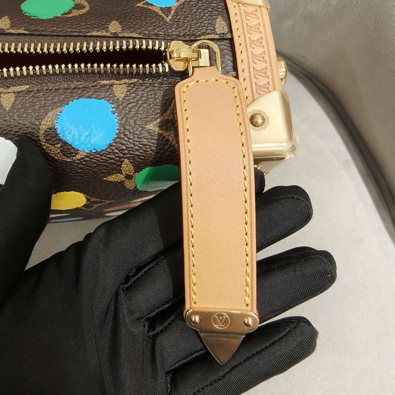 Pre-owned Certified LV Louis Vuitton x Yayoi Kusama in Monogram Coated Canvas with 3D  Dots Print, 2023, w/Dust Bag, Strap