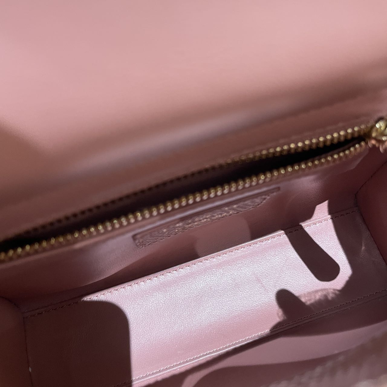 Pre-owned Certified Dior Mini Lady Dior in Nude Pink Natural Lizard Skin with Light Golden Hardware, 2021, w/full set