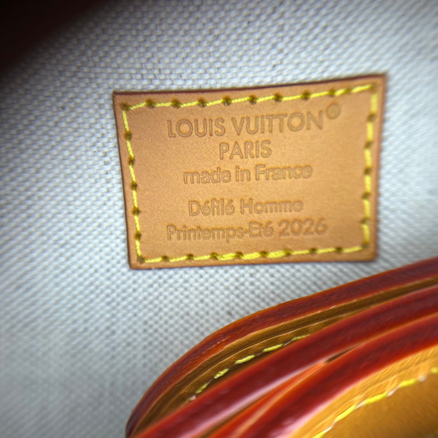 Pre-owned Certified Louis Vuitton SS26 Auto Rickshaw Handbag, 2026 Microchipped, w/ dust bag, lock&key in clochette, strap