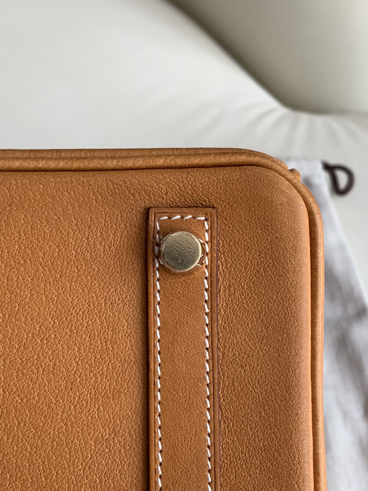 Pre-owned Certified Hermes Birkin 25 in 1H Toffee Peau Porc Pigskin with Golden Hardware, 2022, w/ Full Set